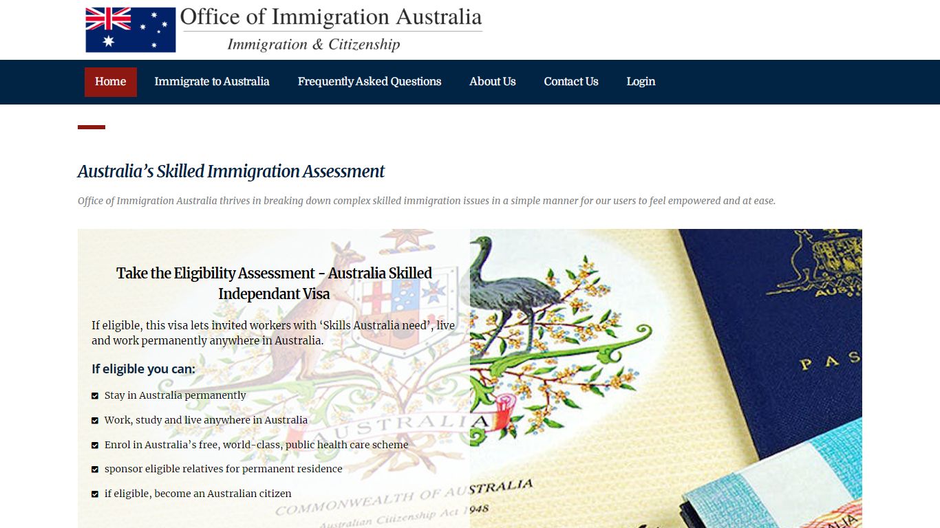 Office of Immigration Australia